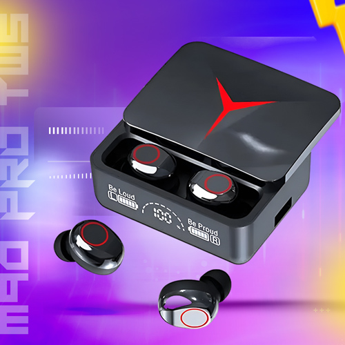 M90 Pro TWS Gaming Earbuds with Power Bank Case